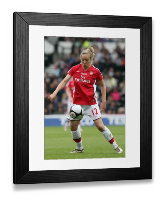 Framed Print : Arsenal's Gemma Davison Scores in FA Cup Final Victory over Sunderland WFC Framed Print : Arsenal's Gemma Davison Scores in FA Cup Final Victory over Sunderland WFC