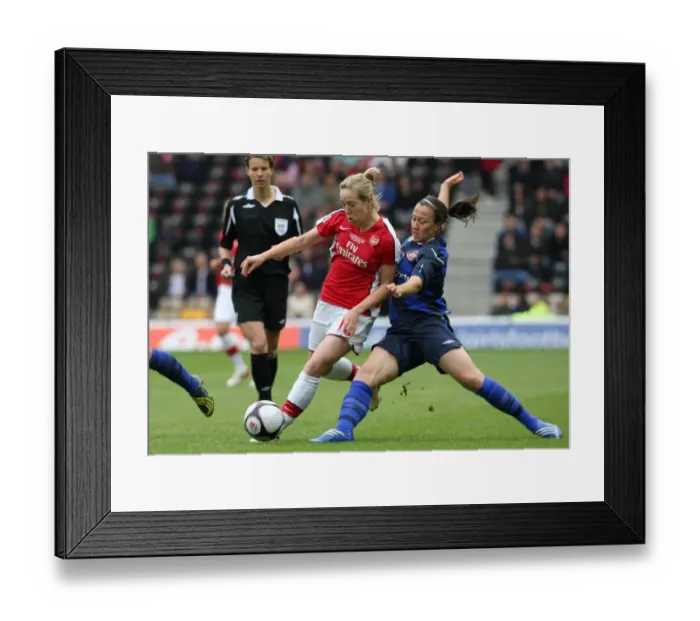 Framed Print : Arsenal's Davison and Bronze Clash in FA Cup Final Showdown: Arsenal Ladies 2:1 Sunderland WFC at Pride Park Framed Print : Arsenal's Davison and Bronze Clash in FA Cup Final Showdown: Arsenal Ladies 2:1 Sunderland WFC at Pride Park