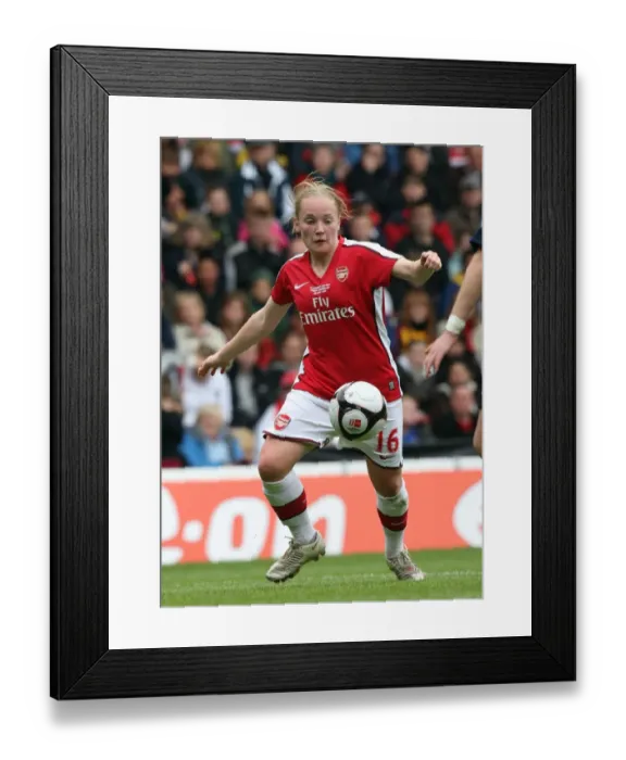 Framed Print : Arsenal's Kim Little Lifts FA Cup: Arsenal Ladies 2:1 Sunderland WFC, FA Cup Final, Pride Park, Derby, 2009 Framed Print : Arsenal's Kim Little Lifts FA Cup: Arsenal Ladies 2:1 Sunderland WFC, FA Cup Final, Pride Park, Derby, 2009