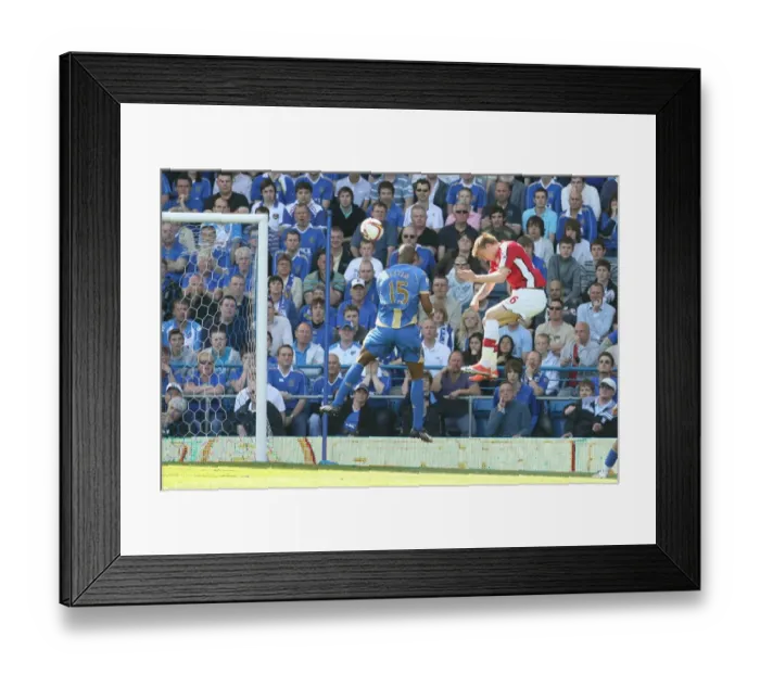 Framed Print : Bendtner's Stunner: Arsenal's 4-0 Rout of Portsmouth (2009) Framed Print : Bendtner's Stunner: Arsenal's 4-0 Rout of Portsmouth (2009)