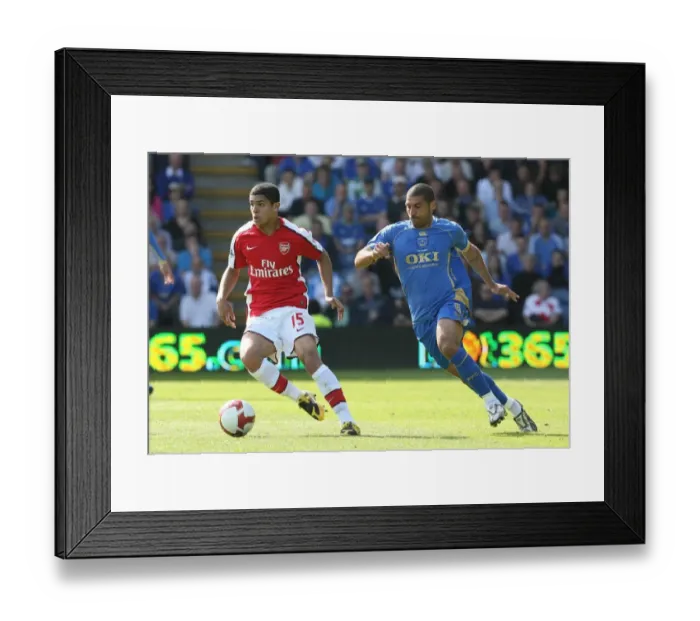 Framed Print : Denilson (Arsenal) Hayden Mullins (Portsmouth) Framed Print : Denilson (Arsenal) Hayden Mullins (Portsmouth)