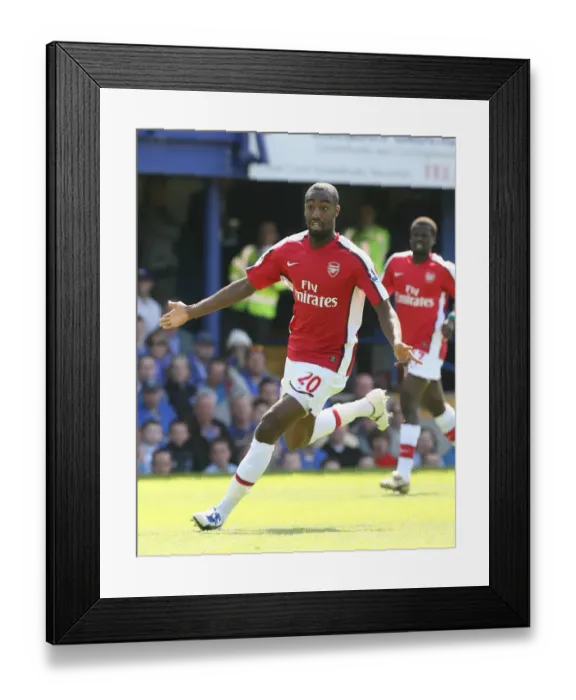 Framed Print : Djourou's Dominance: Arsenal's 4-0 Crush of Portsmouth in the Premier League Framed Print : Djourou's Dominance: Arsenal's 4-0 Crush of Portsmouth in the Premier League