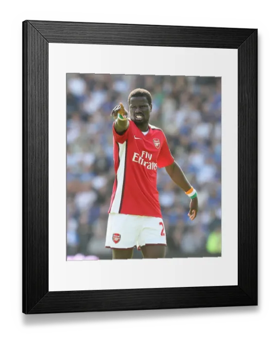 Framed Print : Eboue's Dominance: Arsenal Crushes Portsmouth 4-0 Framed Print : Eboue's Dominance: Arsenal Crushes Portsmouth 4-0