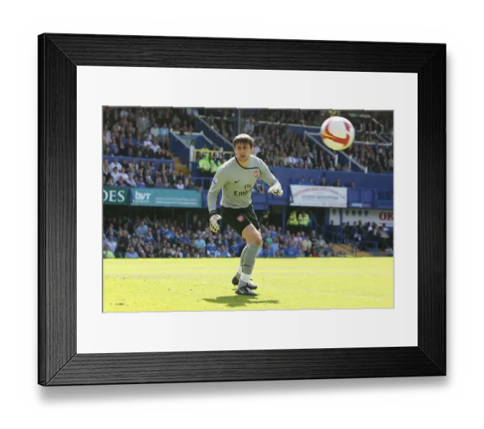 Framed Print : Fabianski's Glory: Arsenal's 4-0 Victory Over Portsmouth, 2009