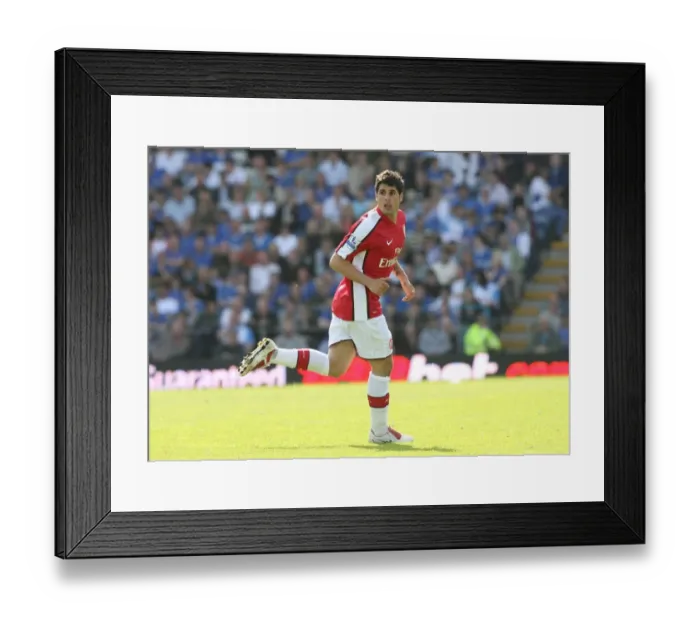 Framed Print : Fran Merida's Brilliant Performance: Arsenal Crushes Portsmouth 4-0 in the Premier League