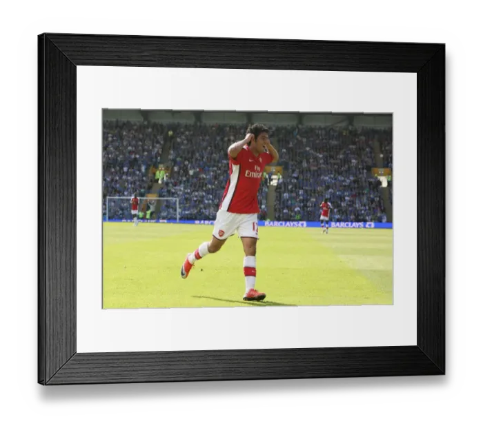 Framed Print : Carlos Vela celebrates scoring the 3rd Arsenal goal