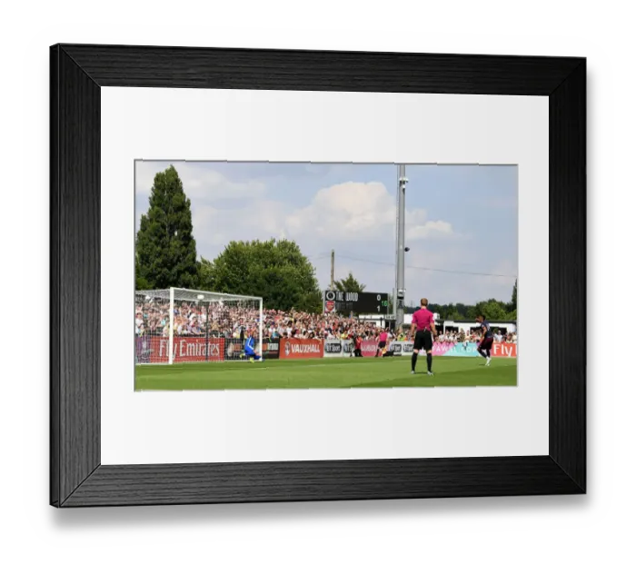 Framed Print : Pierre-Emerick Aubameyang Scores Hat-Trick: Borehamwood vs. Arsenal (2018-19 Pre-Season Friendly) Framed Print : Pierre-Emerick Aubameyang Scores Hat-Trick: Borehamwood vs. Arsenal (2018-19 Pre-Season Friendly)