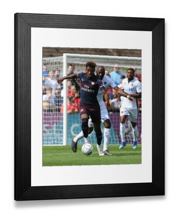 Framed Print : Jeff Reine-Adelaide in Action: Arsenal's Pre-Season Clash against Borehamwood (2018) Framed Print : Jeff Reine-Adelaide in Action: Arsenal's Pre-Season Clash against Borehamwood (2018)
