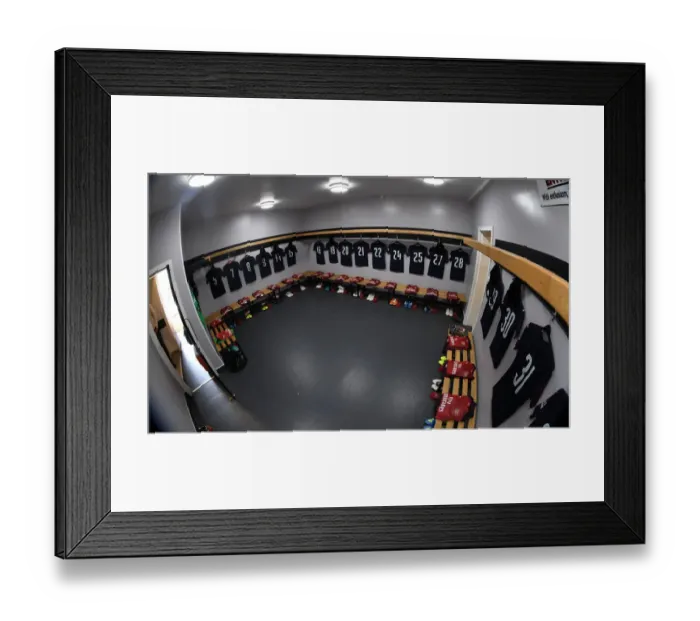 Framed Print : Arsenal Pre-Season: A Glimpse into the Changing Room (Borehamwood, 2018)
