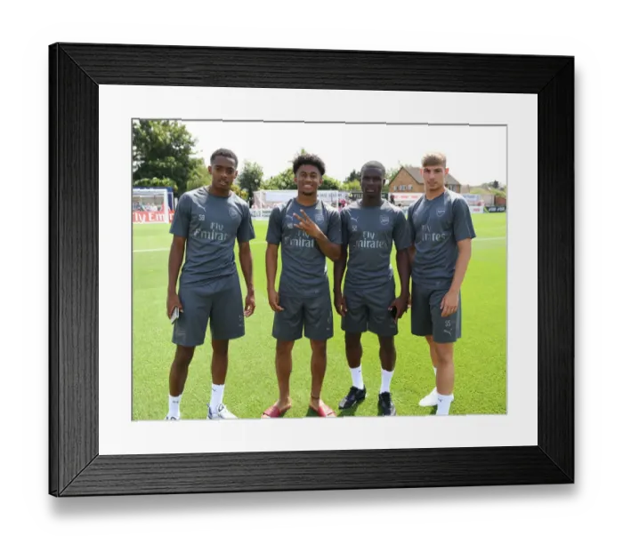 Framed Print : Arsenal Young Stars: Borehamwood Friendly, 2018 Framed Print : Arsenal Young Stars: Borehamwood Friendly, 2018