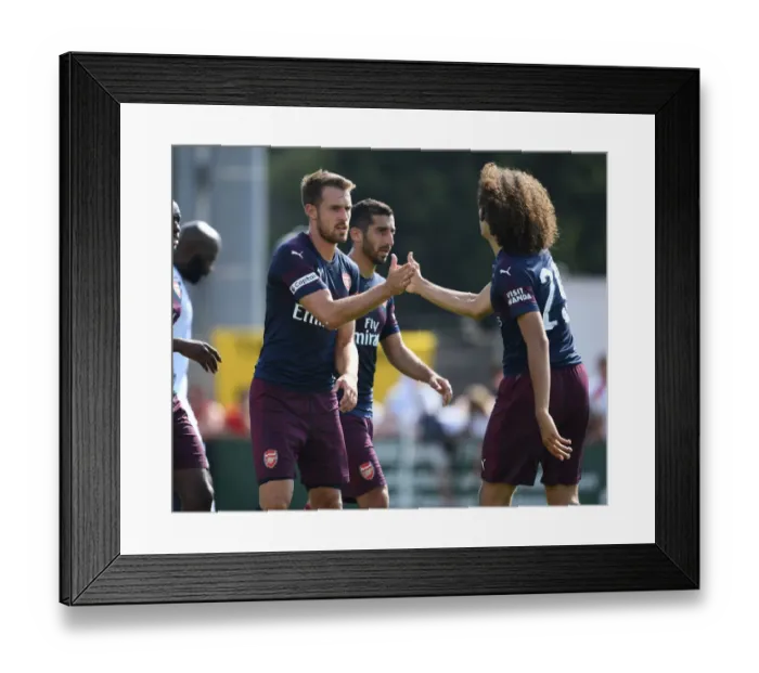 Framed Print : Arsenal Stars Ramsey and Guendouzi in Pre-Season Action against Borehamwood Framed Print : Arsenal Stars Ramsey and Guendouzi in Pre-Season Action against Borehamwood