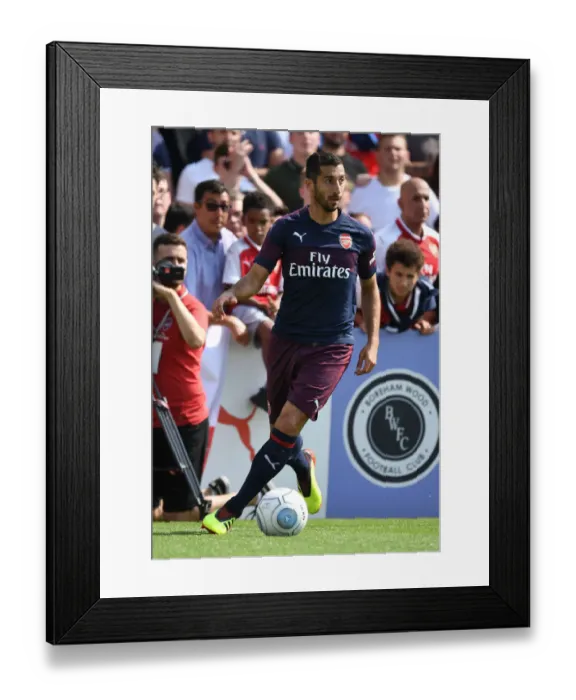 Framed Print : Henrikh Mkhitaryan in Action: Arsenal's Pre-Season Clash at Borehamwood (2018) Framed Print : Henrikh Mkhitaryan in Action: Arsenal's Pre-Season Clash at Borehamwood (2018)