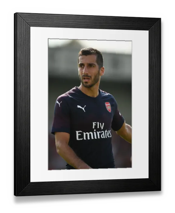 Framed Print : Henrikh Mkhitaryan in Action: Arsenal's Pre-Season Friendly vs Borehamwood (2018) Framed Print : Henrikh Mkhitaryan in Action: Arsenal's Pre-Season Friendly vs Borehamwood (2018)