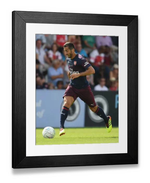 Framed Print : Henrikh Mkhitaryan in Action: Arsenal's Pre-Season Clash at Borehamwood (2018) Framed Print : Henrikh Mkhitaryan in Action: Arsenal's Pre-Season Clash at Borehamwood (2018)