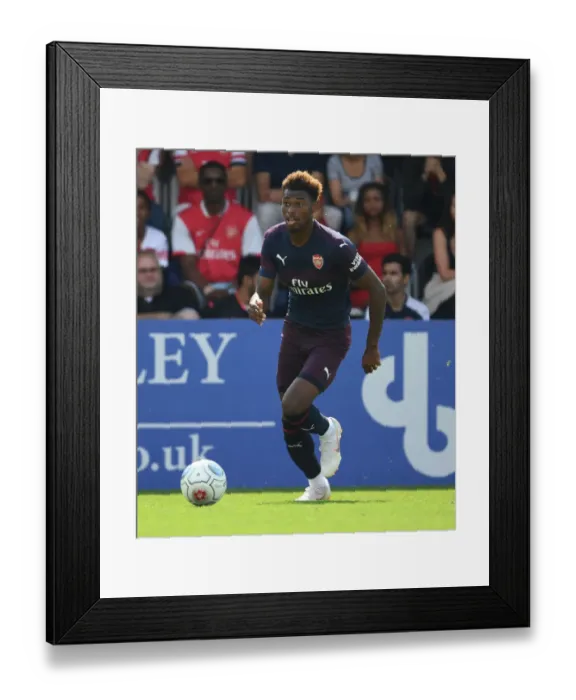 Framed Print : Jeff Reine-Adelaide in Action: Arsenal's Pre-Season Clash against Borehamwood (2018) Framed Print : Jeff Reine-Adelaide in Action: Arsenal's Pre-Season Clash against Borehamwood (2018)
