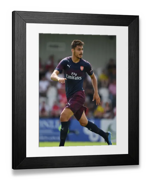 Framed Print : Mavropanos in Action: Arsenal's Pre-Season Friendly against Borehamwood (2018) Framed Print : Mavropanos in Action: Arsenal's Pre-Season Friendly against Borehamwood (2018)