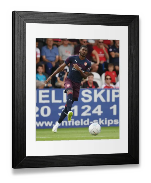 Framed Print : Arsenal's Ainsley Maitland-Niles in Action: Pre-Season Clash at Borehamwood (2018) Framed Print : Arsenal's Ainsley Maitland-Niles in Action: Pre-Season Clash at Borehamwood (2018)