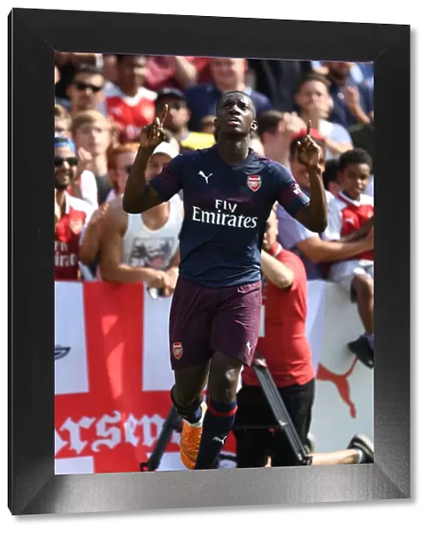 Eddie Nketiah's Thrilling Goal: Arsenal's Pre-Season Victory over Borehamwood (2018)