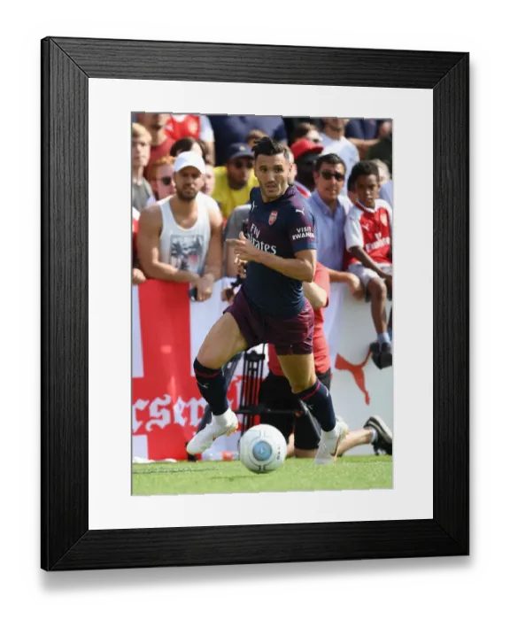 Framed Print : Lucas Perez in Action: Arsenal's 2018 Pre-Season Clash against Borehamwood Framed Print : Lucas Perez in Action: Arsenal's 2018 Pre-Season Clash against Borehamwood