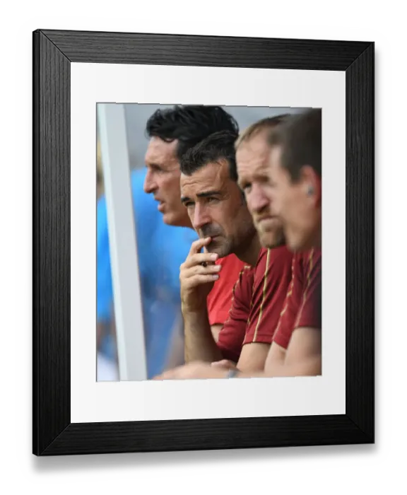 Framed Print : Juan Carlos Carcedo Leads Arsenal at Borehamwood Friendly
