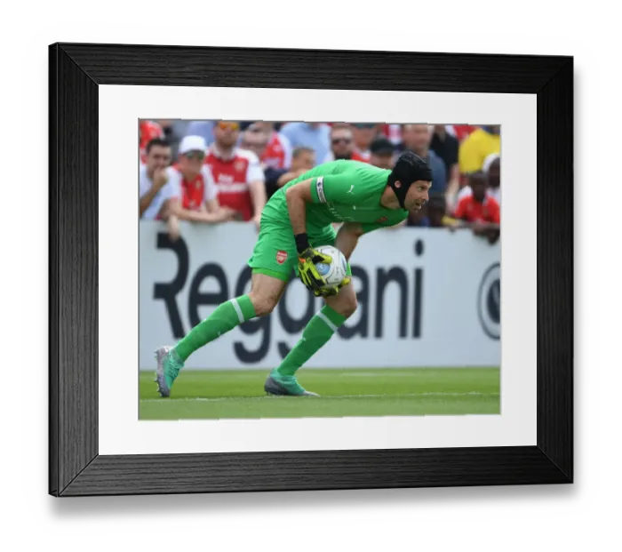 Framed Print : Petr Cech in Action: Arsenal's Pre-Season Clash at Borehamwood (2018) Framed Print : Petr Cech in Action: Arsenal's Pre-Season Clash at Borehamwood (2018)