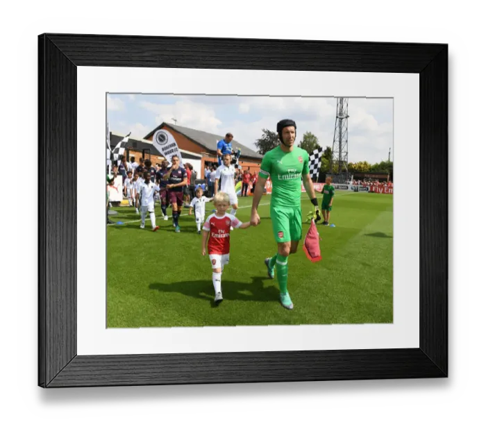 Framed Print : Petr Cech Leads Arsenal in Pre-Season Friendly against Borehamwood Framed Print : Petr Cech Leads Arsenal in Pre-Season Friendly against Borehamwood
