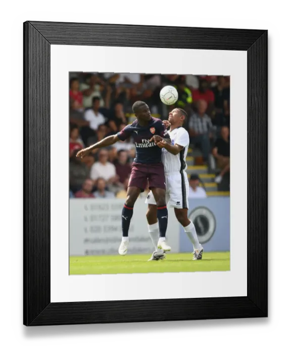 Framed Print : Arsenal's Jordi Osei-Tutu in Action: Pre-Season Clash at Borehamwood, 2018 Framed Print : Arsenal's Jordi Osei-Tutu in Action: Pre-Season Clash at Borehamwood, 2018