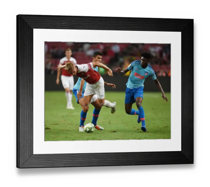 Framed Print : Clash of Titans: Smith Rowe vs. Rodri and Partey - Arsenal's Battle with Atletico Madrid's Midfield Dynamos (2018-19) Framed Print : Clash of Titans: Smith Rowe vs. Rodri and Partey - Arsenal's Battle with Atletico Madrid's Midfield Dynamos (2018-19)
