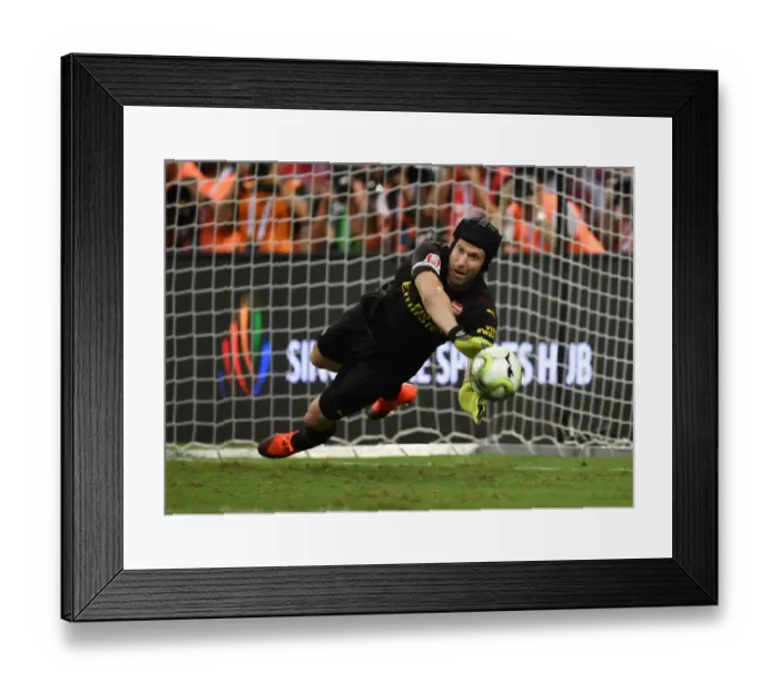 Framed Print : Petr Cech Saves Penalty in Thrilling Shootout: Arsenal vs. Atletico Madrid, International Champions Cup 2018 Framed Print : Petr Cech Saves Penalty in Thrilling Shootout: Arsenal vs. Atletico Madrid, International Champions Cup 2018