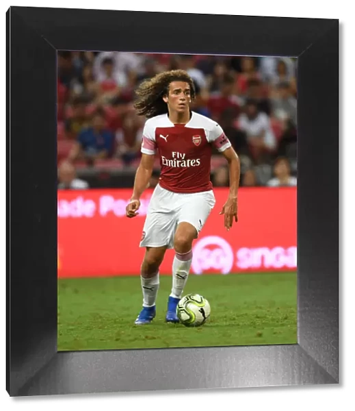 Matteo Guendouzi: In Action for Arsenal Against Atletico Madrid, International Champions Cup 2018