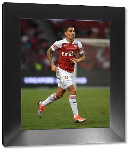 Hector Bellerin in Action: Arsenal vs Atletico Madrid, International Champions Cup 2018