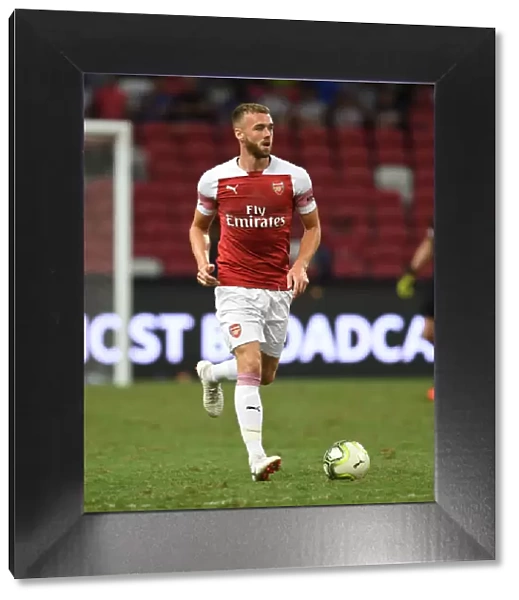 Calum Chambers in Action: Arsenal vs Atletico Madrid, International Champions Cup 2018