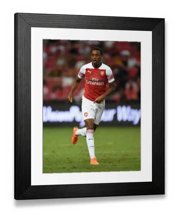 Framed Print : Joe Willock in Action: Arsenal vs Atletico Madrid (International Champions Cup 2018)