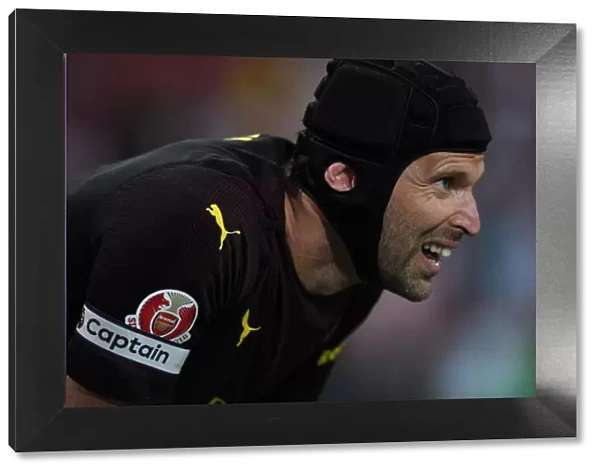 Petr Cech in Action: Arsenal vs Atletico Madrid, International Champions Cup 2018