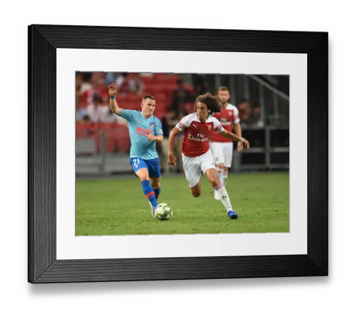 Framed Print : Guendouzi vs. Gameiro: Clash of the Midfield Titans - Arsenal vs. Atletico Madrid, International Champions Cup 2018 Framed Print : Guendouzi vs. Gameiro: Clash of the Midfield Titans - Arsenal vs. Atletico Madrid, International Champions Cup 2018