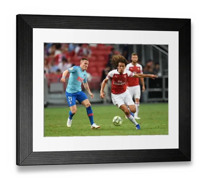 Framed Print : Guendouzi vs. Gameiro: Clash between Arsenal's Young Gun and Atletico Madrid's Striker in International Champions Cup 2018 Framed Print : Guendouzi vs. Gameiro: Clash between Arsenal's Young Gun and Atletico Madrid's Striker in International Champions Cup 2018