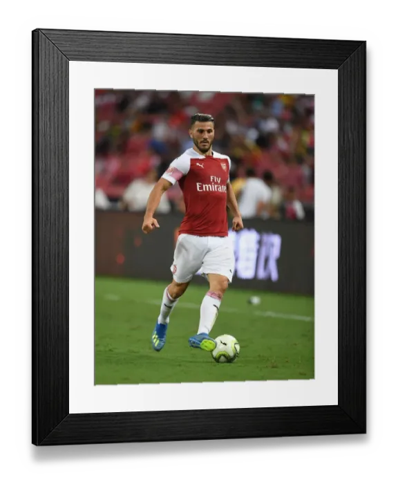 Framed Print : Sead Kolasinac in Action: Arsenal vs. Atlético Madrid, International Champions Cup 2018 Framed Print : Sead Kolasinac in Action: Arsenal vs. Atlético Madrid, International Champions Cup 2018