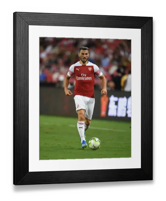 Framed Print : Sead Kolasinac in Action: Arsenal vs. Atletico Madrid, International Champions Cup 2018 Framed Print : Sead Kolasinac in Action: Arsenal vs. Atletico Madrid, International Champions Cup 2018