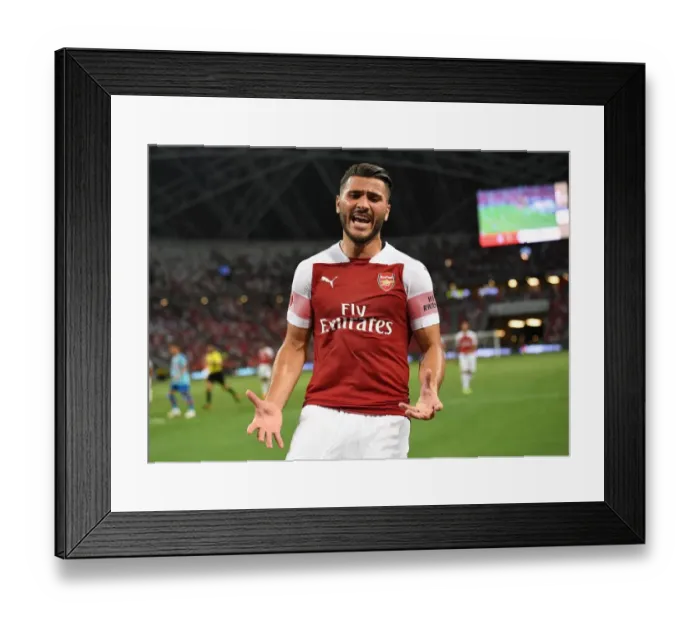 Framed Print : Sead Kolasinac in Action: Arsenal vs. Atletico Madrid, International Champions Cup 2018 Framed Print : Sead Kolasinac in Action: Arsenal vs. Atletico Madrid, International Champions Cup 2018