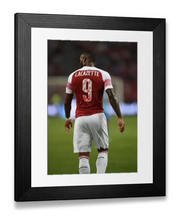 Framed Print : Alexandre Lacazette in Action: Arsenal vs. Atletico Madrid, International Champions Cup 2018 Framed Print : Alexandre Lacazette in Action: Arsenal vs. Atletico Madrid, International Champions Cup 2018