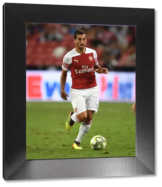 Arsenal's Henrikh Mkhitaryan in Action against Atletico Madrid, International Champions Cup 2018