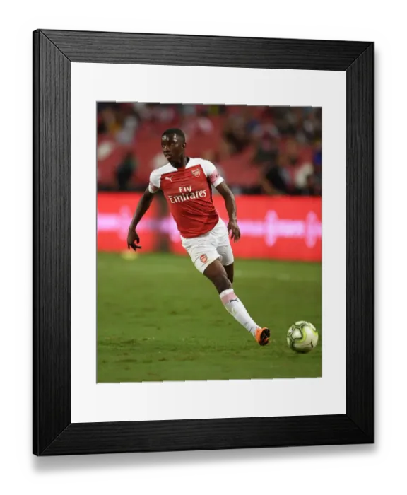 Framed Print : Eddie Nketiah in Action: Arsenal vs Atletico Madrid, International Champions Cup 2018 Framed Print : Eddie Nketiah in Action: Arsenal vs Atletico Madrid, International Champions Cup 2018