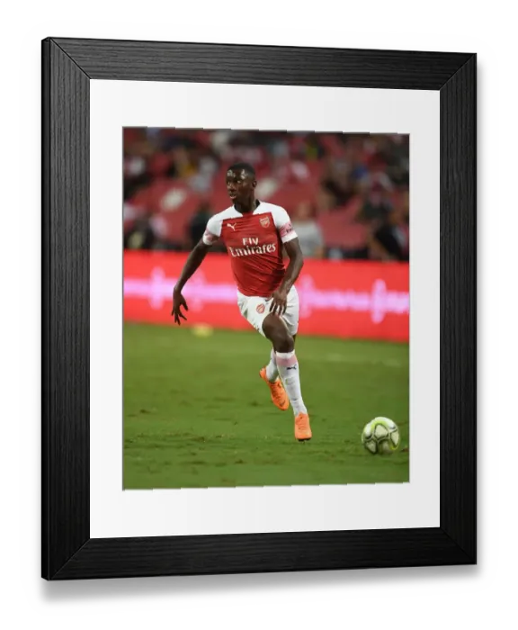Framed Print : Eddie Nketiah in Action: Arsenal vs Atletico Madrid, International Champions Cup 2018 Framed Print : Eddie Nketiah in Action: Arsenal vs Atletico Madrid, International Champions Cup 2018