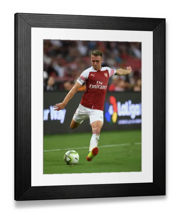 Framed Print : Arsenal's Aaron Ramsey Goes Head-to-Head Against Atletico Madrid in International Champions Cup 2018 Framed Print : Arsenal's Aaron Ramsey Goes Head-to-Head Against Atletico Madrid in International Champions Cup 2018