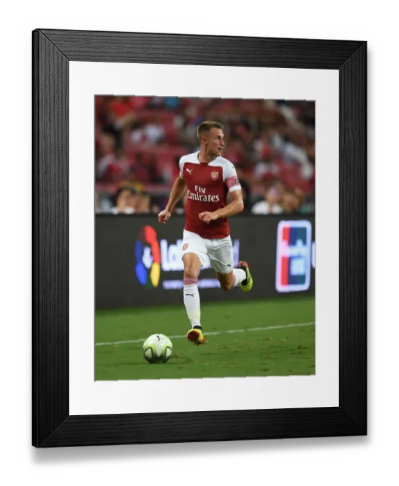 Framed Print : Arsenal's Aaron Ramsey Goes Head-to-Head Against Atletico Madrid in International Champions Cup 2018 Framed Print : Arsenal's Aaron Ramsey Goes Head-to-Head Against Atletico Madrid in International Champions Cup 2018