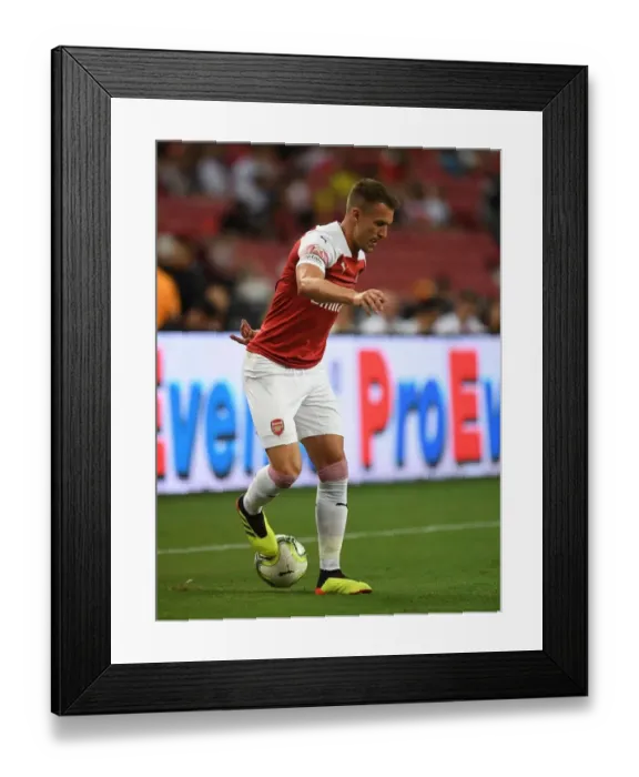 Framed Print : Arsenal's Aaron Ramsey Goes Head-to-Head Against Atletico Madrid in International Champions Cup 2018 Framed Print : Arsenal's Aaron Ramsey Goes Head-to-Head Against Atletico Madrid in International Champions Cup 2018