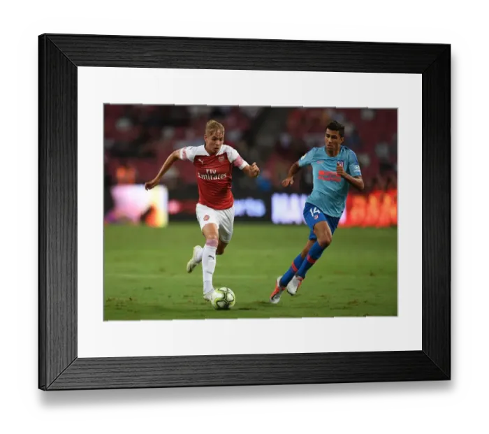 Framed Print : Emile Smith Rowe vs Rodrigo: Clash of the Young Stars in Arsenal vs Atletico Madrid (2018 International Champions Cup, Singapore) Framed Print : Emile Smith Rowe vs Rodrigo: Clash of the Young Stars in Arsenal vs Atletico Madrid (2018 International Champions Cup, Singapore)