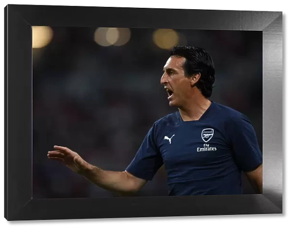 Unai Emery Leads Arsenal Against Paris Saint-Germain in 2018 International Champions Cup, Singapore