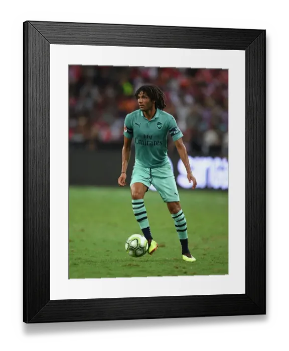 Framed Print : Mohamed Elneny in Action: Arsenal vs. Paris Saint-Germain, 2018 International Champions Cup, Singapore Framed Print : Mohamed Elneny in Action: Arsenal vs. Paris Saint-Germain, 2018 International Champions Cup, Singapore