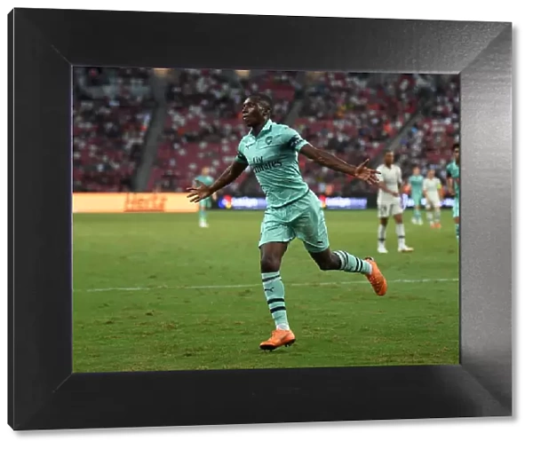 Eddie Nketiah Scores Stunner for Arsenal Against Paris Saint-Germain in 2018 International Champions Cup, Singapore